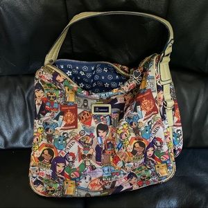 Tokidoki passport shoulder hobo bag